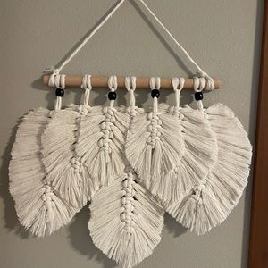 Macrame Feather wall decor